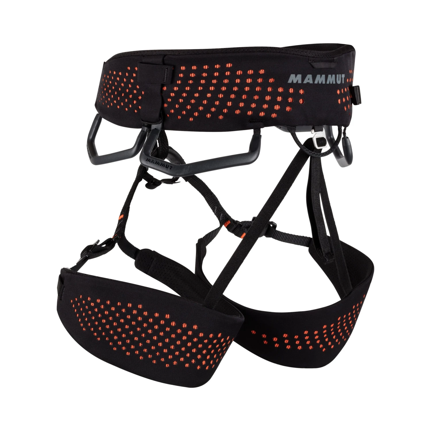 Mammut Comfort Fast Adjust Harness (Black-Safety Orange) 4 Mammut Comfort Fast Adjust Harness (Black-Safety Orange) - Image 2