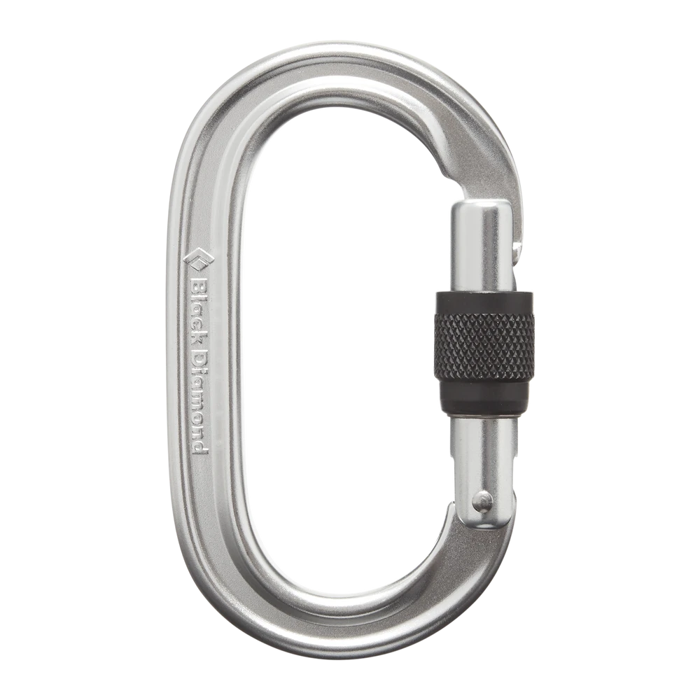 Black Diamond Oval Keylock Screwgate Carabiner 3 Black Diamond Oval Keylock Screwgate Carabiner